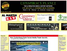 Tablet Screenshot of conspiracyplanet.com